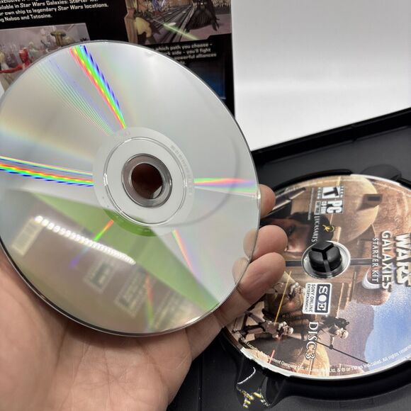 Star Wars Galaxies Starter Kit PC CD-ROM Video Game Complete CIB with Slipcover - Picture 10 of 11
